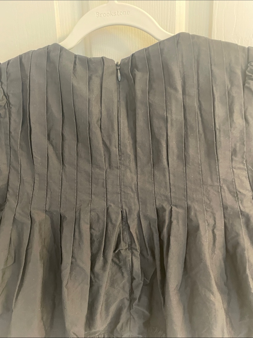 Mare Mare Puff Sleeved Black Cotton Blouse - Picture 7 of 13